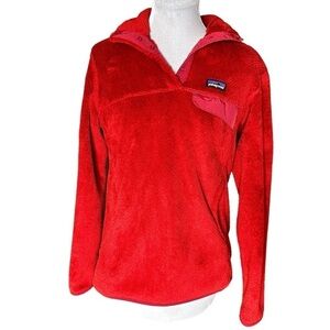 Patagonia Women’s Re Tool Snap T Pullover in Classic Red. Size M